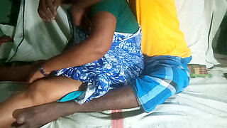 Indian Desi Cute wife husband enjoy romantic moment