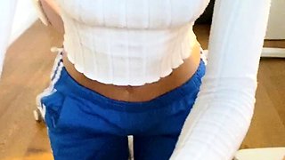 Brunette Amateur Slut Loves Stuffing Her Throat POV More at