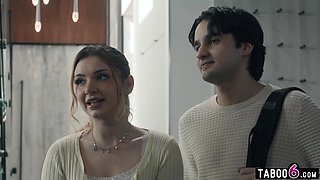 MILF biology teacher tutors horny teens