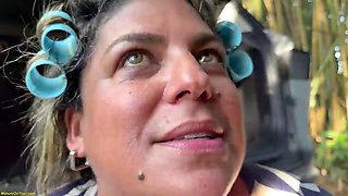 Brazilian granny  mature on tour