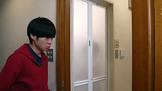 Busty asian teen give first handjob