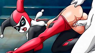 Joker and Harley Quinn manga porn parody