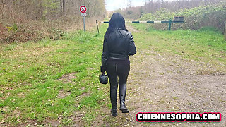 You find me I'm emptying you!! they locate me and fuck me in the forest