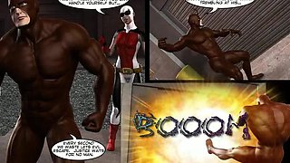 3 DIMENSIONAL Comic: The Cockroach. Sequence four
