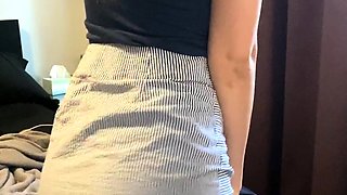 Small titted handjob lovers jerk cock