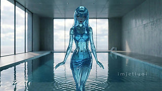 Aqua Jelly Drips Faster - ASMR Pool Fantasy