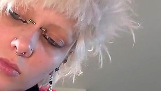 Goth Girl Glitterqueen1999 Ignores You Whilst She Applies Her Makeup, Black Lipstick, Lipstick Fetish Ignore Fetish, Humiliation