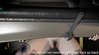 3D Horny Slut Cosplay Whore Got Fucked on the Car