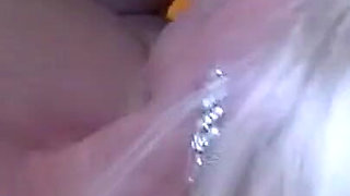 Blonde Babe Stretched Wide by Massive Fist in Group Fun