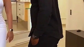 Brunette with a Perfect Ass Hires a Gifted Guy to Do for Her What Her Husband Can't.