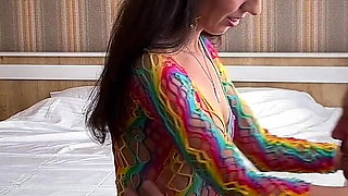 Bi Threesome - Surprised Her Husband and Invited a Guy for Anal Sex - He Fucks Him While He Fucks Her