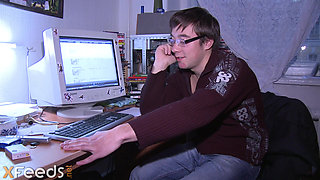 Pretty girl analyzed in the dorm