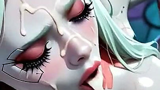 Robot Sex Slave Fucked Hard - Futuristic Android Creampie
