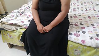 When Step-dad Goes to Office, Stepson Visit Stepmom's Room and Fucks on the Bed and Cum in Her Juicy Pussy