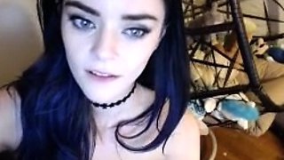 Close up cock jerking solo