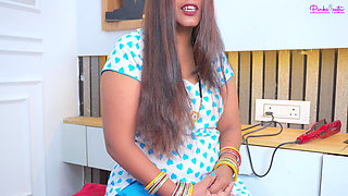 Indian Maid Caught and Fuck Hard by House Owner When She Using Owner's Item in Hindi Audio.