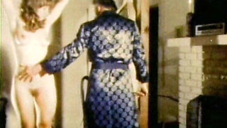 Vintage BDSM Dungeon Classic with Bound Retro Submissives