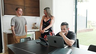 Horny housewife enjoys while being fucked hard - Cory Chase