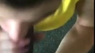 Amateur blonde girlfriend homemade blowjob and handjob