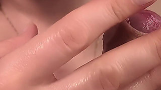 Good Boy Gives All His Cum to My Sticky Fingers Andtits