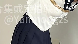 Straight Arm Plus Japanese Reverse Tie Folded Leg Semi-suspension