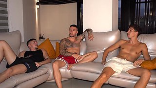 Spicy MILF gangbang breathtaking X-rated movie