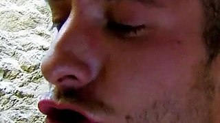 Big cock step brother fucks skinny teen Alexa in the ass outdoors
