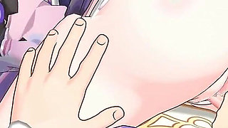 Genshin Impact- Mizuki Works Out Your Stress with a Lewd, Slippery Sex Session - 3D Hentai Animation