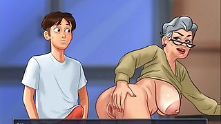 Granny Takes on Big Dick