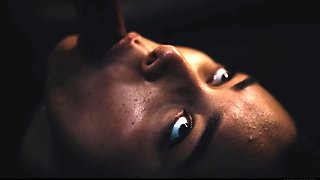 Helpless girl fucked and creampied by multiple big cocks