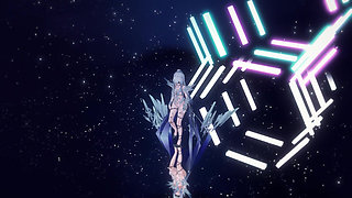 Mmd Mirror Flow Collapse Iron up&down Striptease Dress-up Nipple Clip Bunny Girl Black Silk Fishnet Costume Erotic Sweater Tig