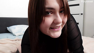 Mistress is playing with your chastity belt in high heels