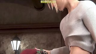 Tifa and Aerith Hentai 3D Animation - Final Fantasy 7 FF7 Remix Fuck with Big Tits and Creampie