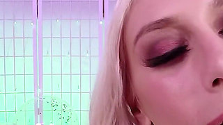 Hot Barbie Girl Kay Lovely Masturbating and Sucking Dick
