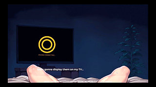 My New Girlfriend Taboo Hentai Game Ep.43 GF Showing Her Pornstar Shooting While Sucking My Giant Cock!