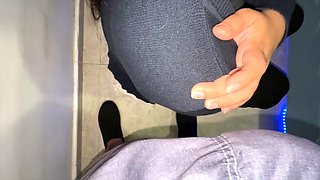 CoupleOfHotSins Lays Cock on Shoulder, Big-Butt Latina Grips It