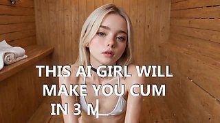 Interracial Blowjob Cum Swallowing - Ai Generated - Brunette