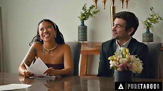 PURE TABOO Lustful Bride Gizelle Blanco Shamelessly Teases Her Husband In Front Of Wedding Witnesses