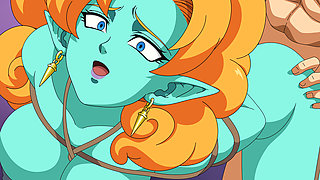 Zangya Submits to Bondage as Horny Goku Gives Her a Creampie