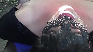 Massive Fuck and Go Gangbang with Plenty of Guys at the Highway Rest Area