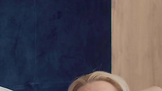 Step stepmom Shares Bed with Step stepson After Fight with Husband - Morning Creampie!