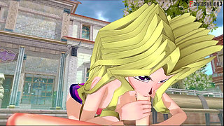 Mai Valentine hot ahegao sex - Yu Gi Oh