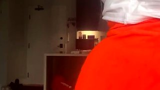 Big Boobed Blonde Masturbates With A Dildo In The Bathroom