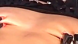 Bound Redhead MILF Overwhelmed by Toys and Tongues