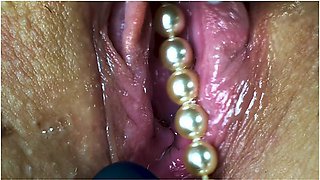 Horny Milf Masturbates And Takes A Huge Creampie In Bracli Thong With A Butt Plug