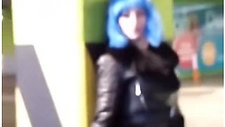 Walking In Public Latex Leggings And High Heels Pmv Porn Music Video