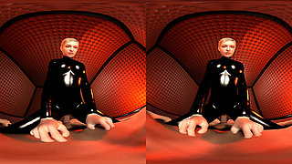 Mistress in Black Latex - POV Cowgirl