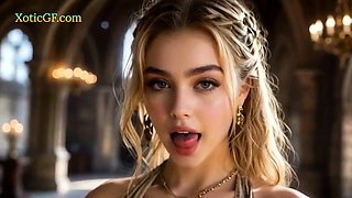 Lovely Beauty Lesbians Exploring Their Sexuality (AI Generat
