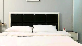 Loud asian chick fingering on hidden cam