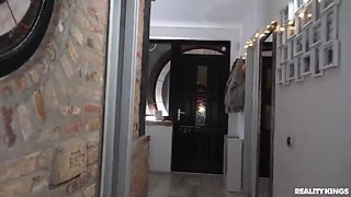 Big Tits Party Slut Gets Hardcore Blowjob and Cumshot from Reality Kings